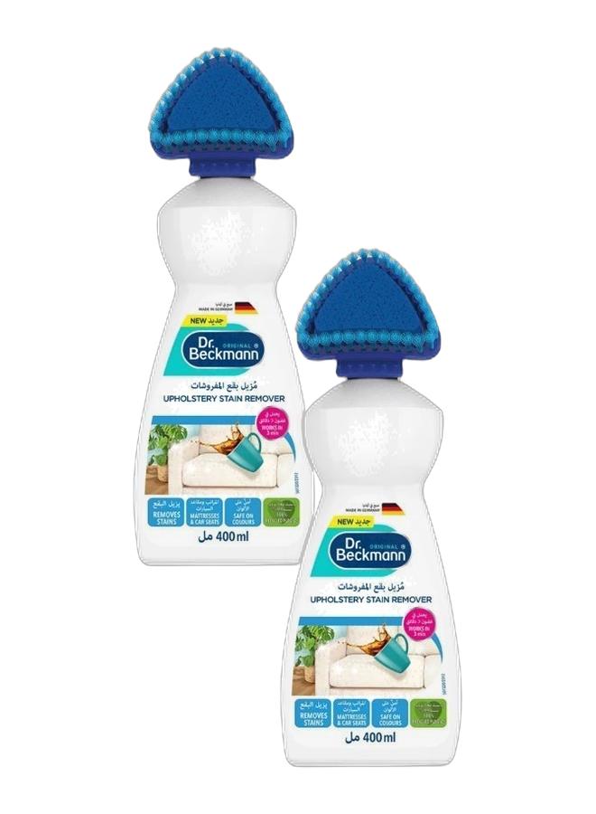 Dr. Beckmann upholstery Stain Remover Cleaner with Built-In Brush – Removes Food, Coffee, Juice & Pet Stains – Suitable for Sofas, Car Seats, Carpets & Fabric Surfaces. 400ml Bundle - Image 1