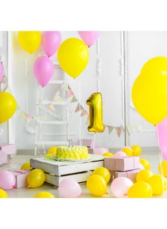 Yellow Balloons 12 Inch 100Pcs Yellow Latex Party Balloons For Balloons Arch As Birthday Party Graduation Wedding Baby Shower Halloween Christmas Decorations(With Yellow Ribbon) - pzsku/Z54E7C3A5EE43BB20441DZ/45/_/1720088781/3063c0e3-01b1-4796-ad86-2c1be1d6d43c