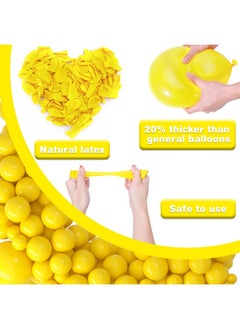 Yellow Balloons 12 Inch 100Pcs Yellow Latex Party Balloons For Balloons Arch As Birthday Party Graduation Wedding Baby Shower Halloween Christmas Decorations(With Yellow Ribbon) - pzsku/Z54E7C3A5EE43BB20441DZ/45/_/1720088810/cba7144d-a9cb-4f6d-a263-831521538037