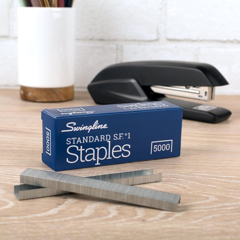 Swingline Staples, Standard, 1/4 inches Length, 210/Strip, 5000/Box, 5 Pack (35101) - Image 3