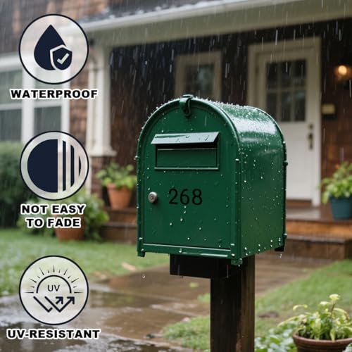 FZWONVUC 1416 Pcs 12 Sheet Small Vinyl Letter Stickers for Scrapbooking,1 inch Letter and Number Stickers for Mailbox, Outside Home,Office,Signs,Window,Door,DIY (Black) - Image 5