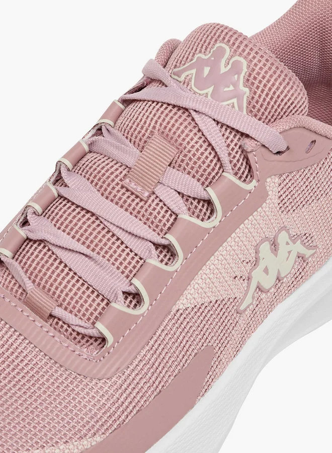 Kappa Women's Textured Lace-Up Sports Shoes with Pull Tab