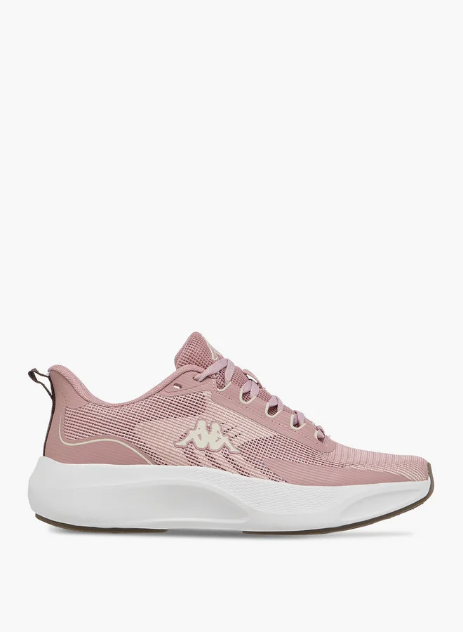Kappa Women's Textured Lace-Up Sports Shoes with Pull Tab