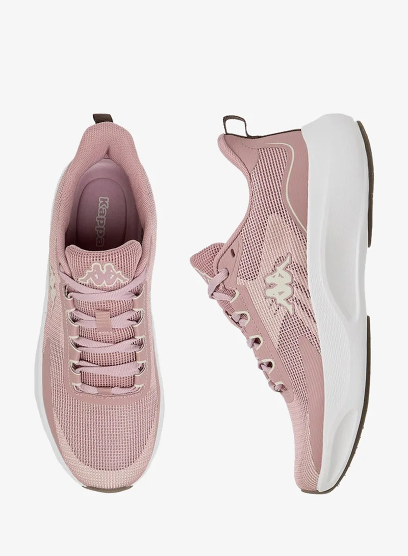 Kappa Women's Textured Lace-Up Sports Shoes with Pull Tab