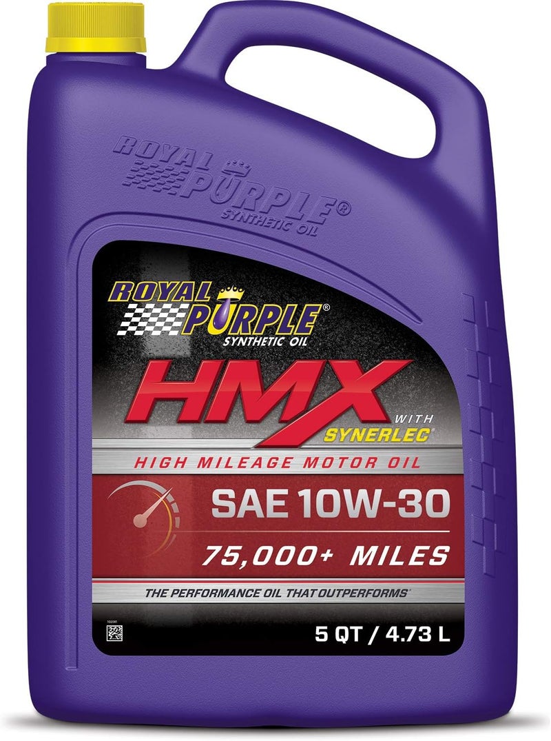 Royal Purple زيت محرك صناعي عالي الأميال 10W30 من رويال بيربل 11750 HMX 5 qt نموذجROY11750 - Image 3