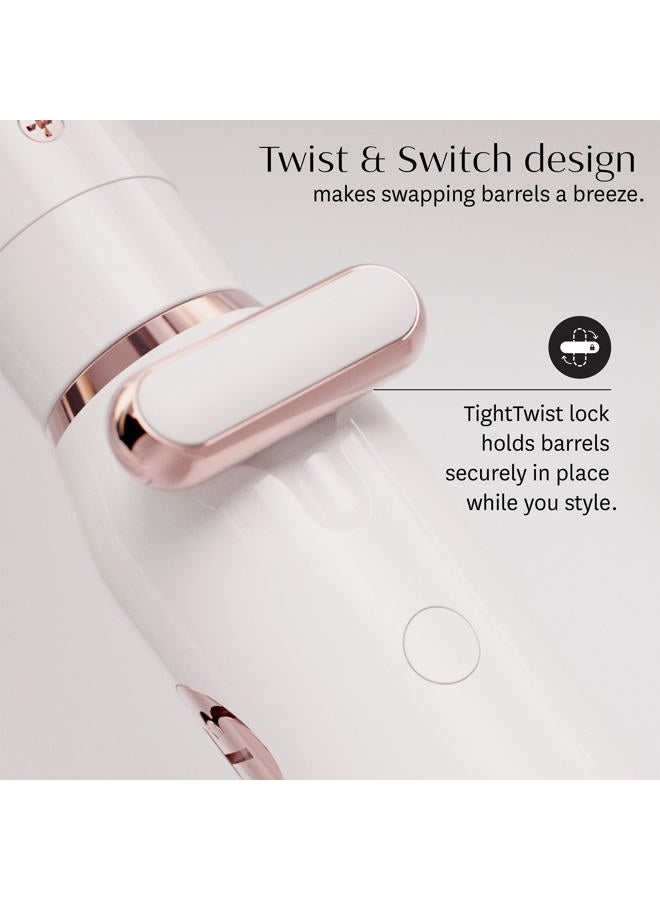 T3 Switch Kit Classic Trio Professional Interchangeable Curling Iron with 3 Ceramic Clip Barrels for Curling and Waving, 9 Adjustable Heat Settings & Ion Generator - Image 5