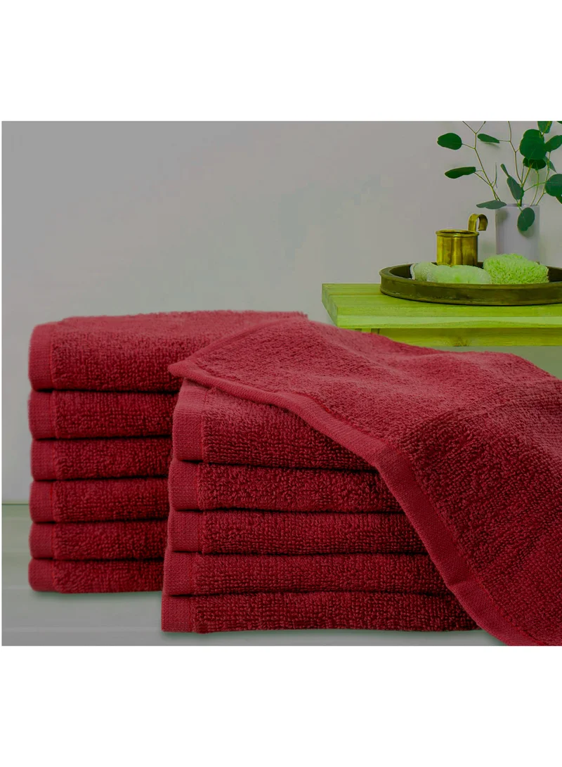 Bliss Casa Bliss Casa 100% Combed Cotton Washcloths (12 Pack, 30 x 30 CM) - 500 GSM Washcloth, Face towel Set Highly Absorbent Quick Dry and Soft Towels