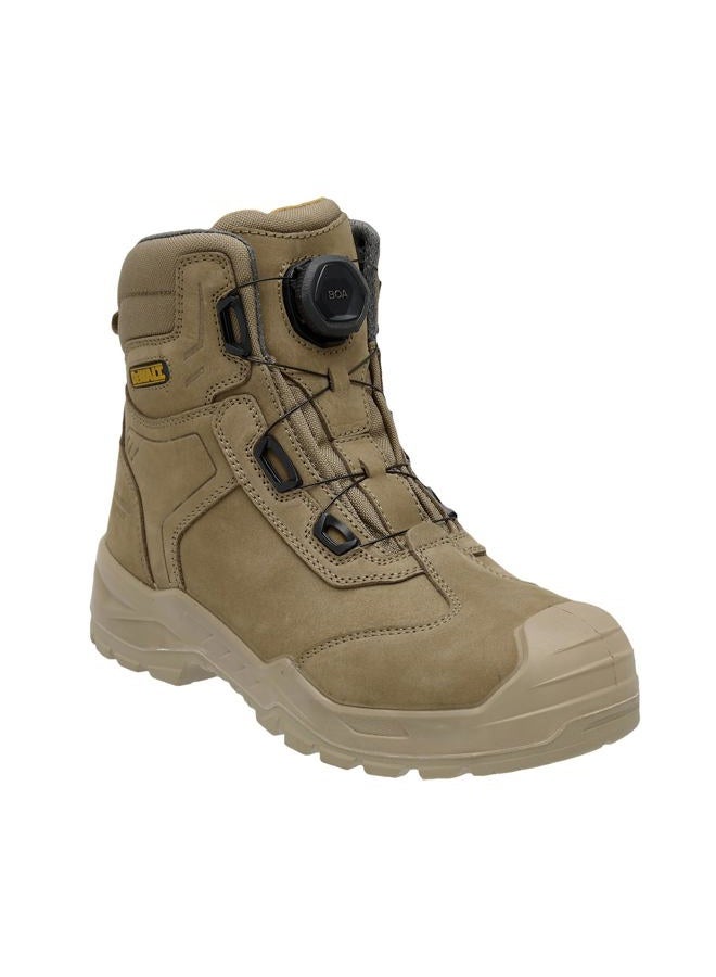 DEWALT Richardson Men's BOA Fit System, Nubuck Leather, Water Resistant, Steel Toe, Safety Work Boot, Stone, 9.5 - Image 1