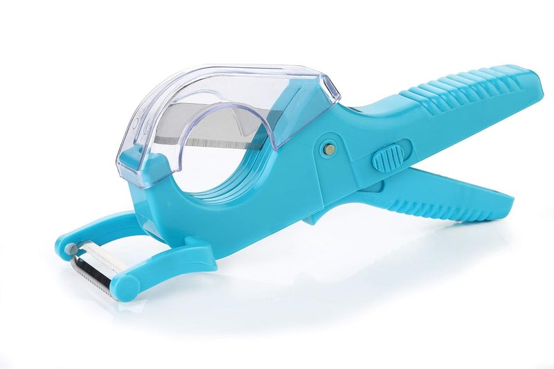 Crystal Rubber Modern Knife Cum Peeler Multicolour - Image 1