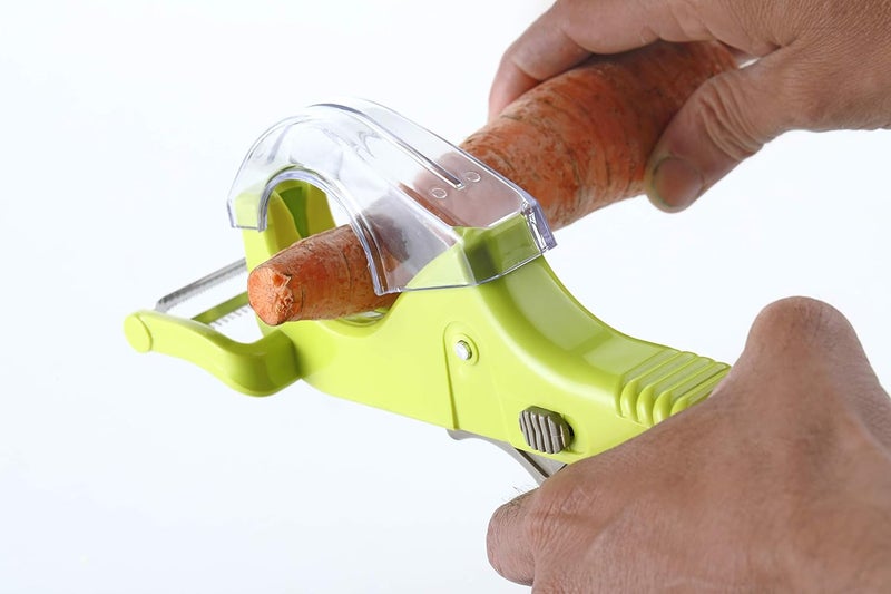 Crystal Rubber Modern Knife Cum Peeler Multicolour - Image 2