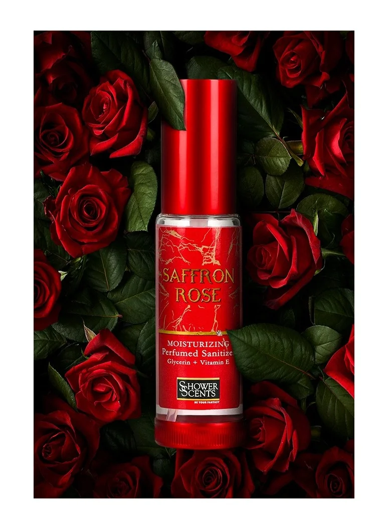 Shower Scents Shower Scents Saffron Rose Mositurizing Perfumed Hand Sanitizer Spray 30ml