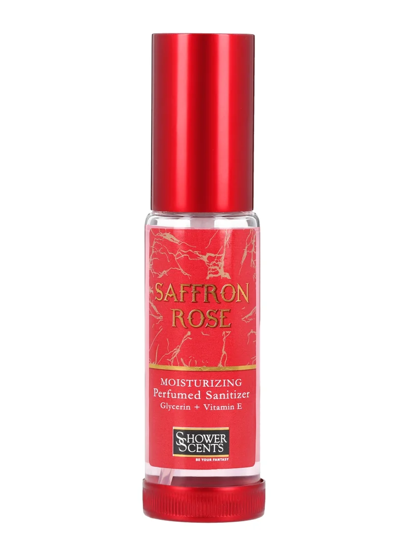 Shower Scents Shower Scents Saffron Rose Mositurizing Perfumed Hand Sanitizer Spray 30ml