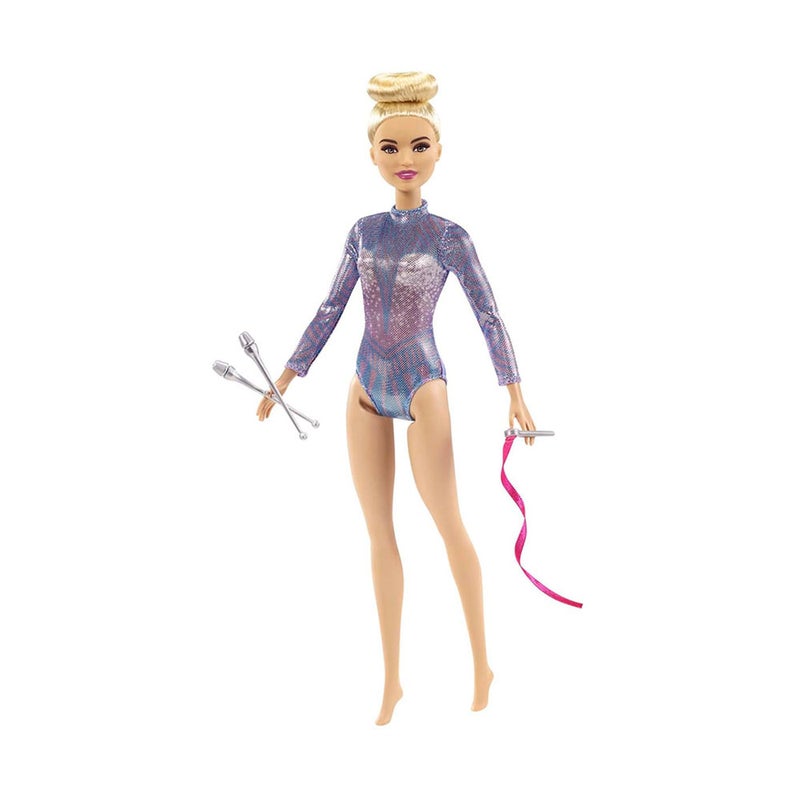 Barbie دمية باربي للجمباز الإيقاعي بالشعر الأشقر (30 سم) - Image 1
