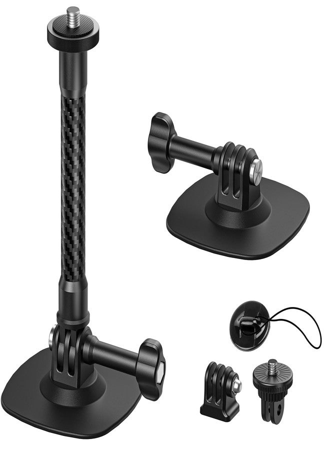 حامل لاصق مرن من Maectech متوافق مع حامل خوذة Insta360 X4 X3 Ace Pro، وقاعدة كاميرا Go Pro Hero Action، وملحقات كاميرا DJI Osmo Action Sports، وحوامل الكاميرات ودعاماتها. - Image 1