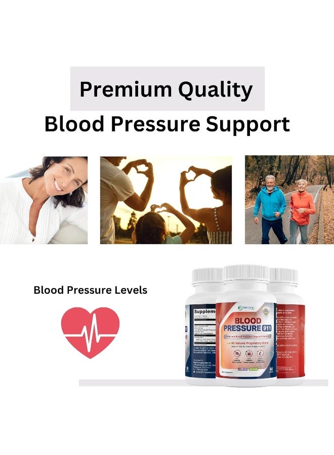 Phytage Labs Blood Pressure 911 Premium Supplement - BP Support Pills for Healthy Heart, Circulatory Health & Cardiovascular Support - Image 5