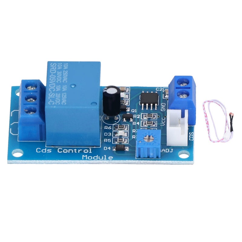 songle Photoresistor Relay Module: 5V, Adjustable Light Sensitivity - Sturdy Durable Build, M3 Mounting Holes for Street Light Automation & Brightness Detection - Image 2
