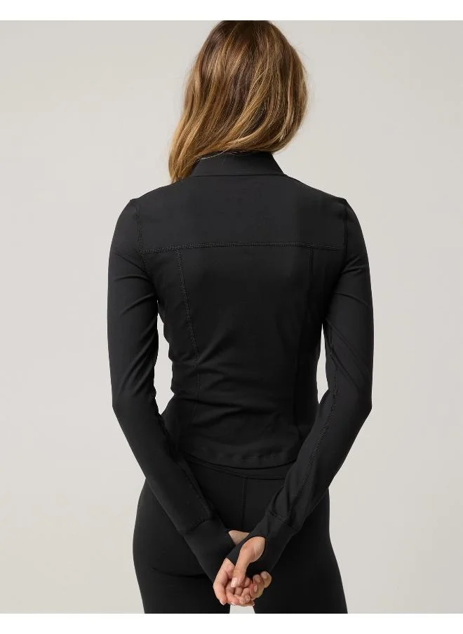 آري من امريكان ايجل OFFLINE By Aerie The Hugger Double Zip Jacket