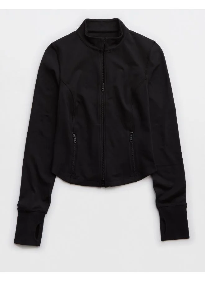 Aerie OFFLINE By Aerie The Hugger Double Zip Jacket