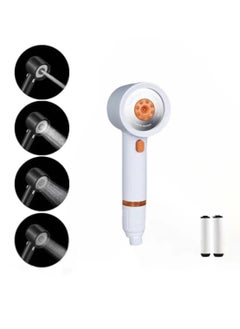 OUYoo OUYoo High Pressure Handheld Shower Head with Cotton Filter, 4 Modes Water Saving Filter, Pause Switch, Luxury White Showerhead for Healthier Bathing Experience.（White）  - Image 1