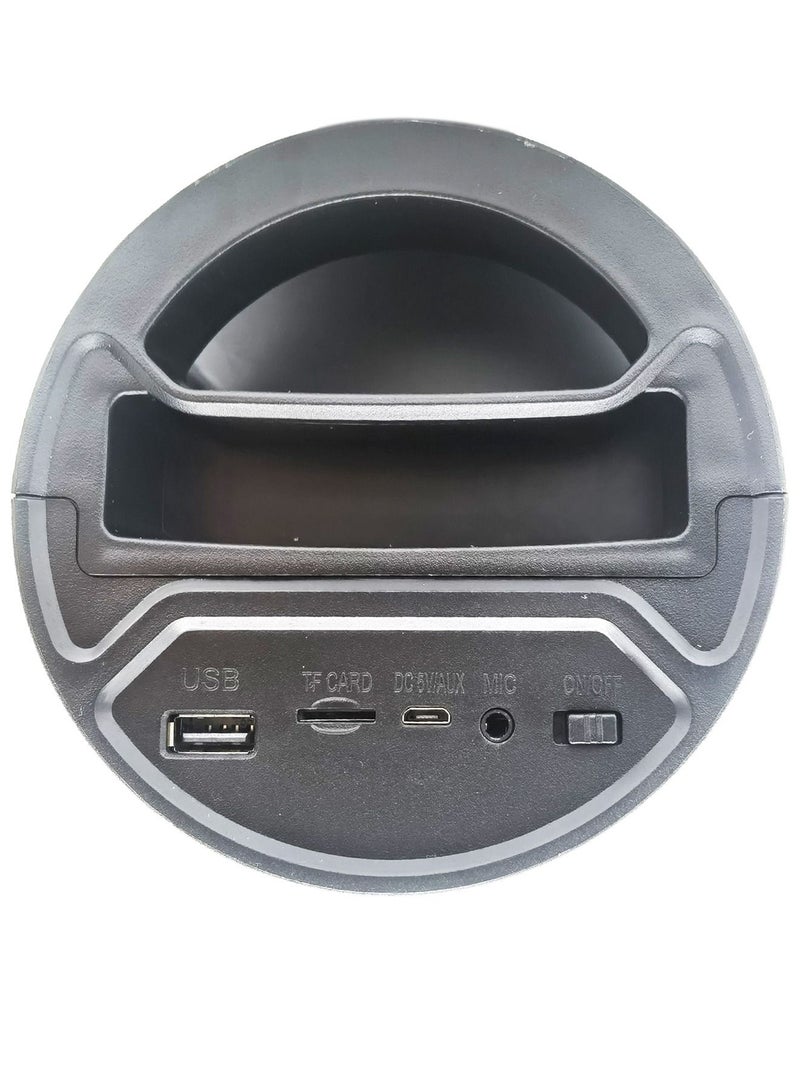 مايكروبلس مكبر صوت ستيريو احترافي مع ميكروفون بخاصية بلوتوث متوافق مع الاجهزة المحمولة احمر - Image 4