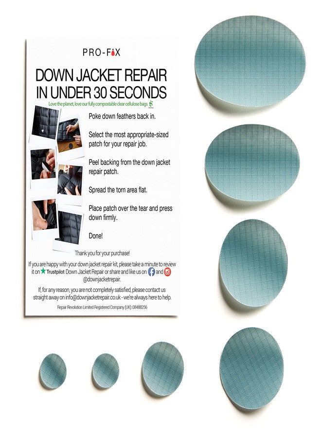 DJR Self-Adhesive Waterproof Repair Patch Kit - 30-Second Fix for Down Jackets, Tents, Sleeping Bags, Backpacks, Outdoor and Camping Gear - Pre-Cut Nylon Ripstop Patches, Multiple Colors - Light Gray - Image 2