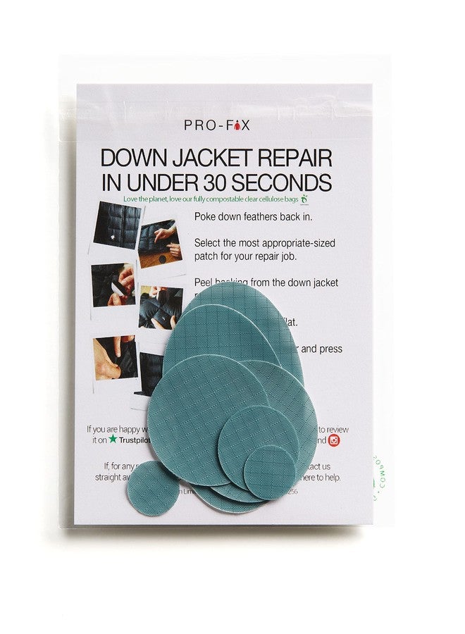 DJR Self-Adhesive Waterproof Repair Patch Kit - 30-Second Fix for Down Jackets, Tents, Sleeping Bags, Backpacks, Outdoor and Camping Gear - Pre-Cut Nylon Ripstop Patches, Multiple Colors - Light Gray - Image 1