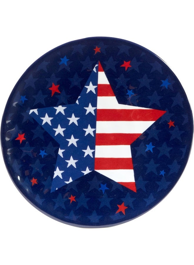 Certified International طقم أدوات مائدة مكون من 12 قطعة من الميلامين معتمد من النجوم والخطوط لخدمة 4 أشخاص - Image 3