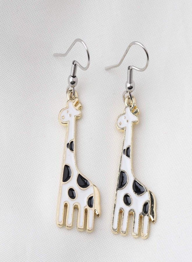 FEELMEM Giraffe Earrings Cute Giraffe Gift Giraffe Animal Earrings Jewelry for Giraffe Lover and Women (Giraffe Earrings) - Image 3