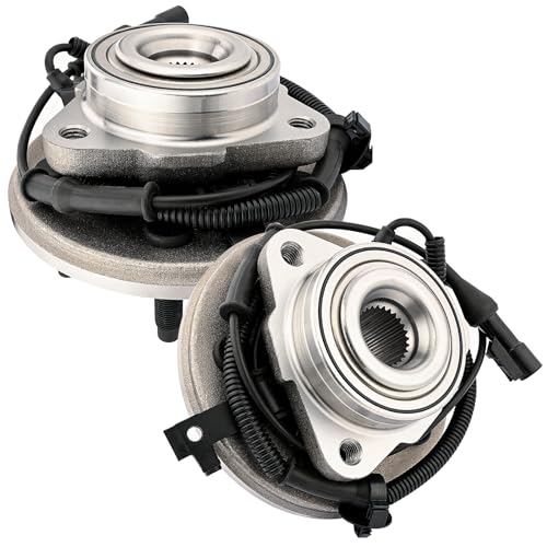 JLEO 515078 (Pair) Front Wheel Bearing and Hub Assembly for 2006-2010 Ford Explorer,for 2006-2010 Ford Explorer Sport Trac,for 2006-2010 Mercury Mountaineer,5 Lugs W/ABS - Image 1