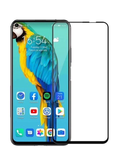 واقي شاشة زجاجي مقوى لهاتف Oppo A94 - أسود