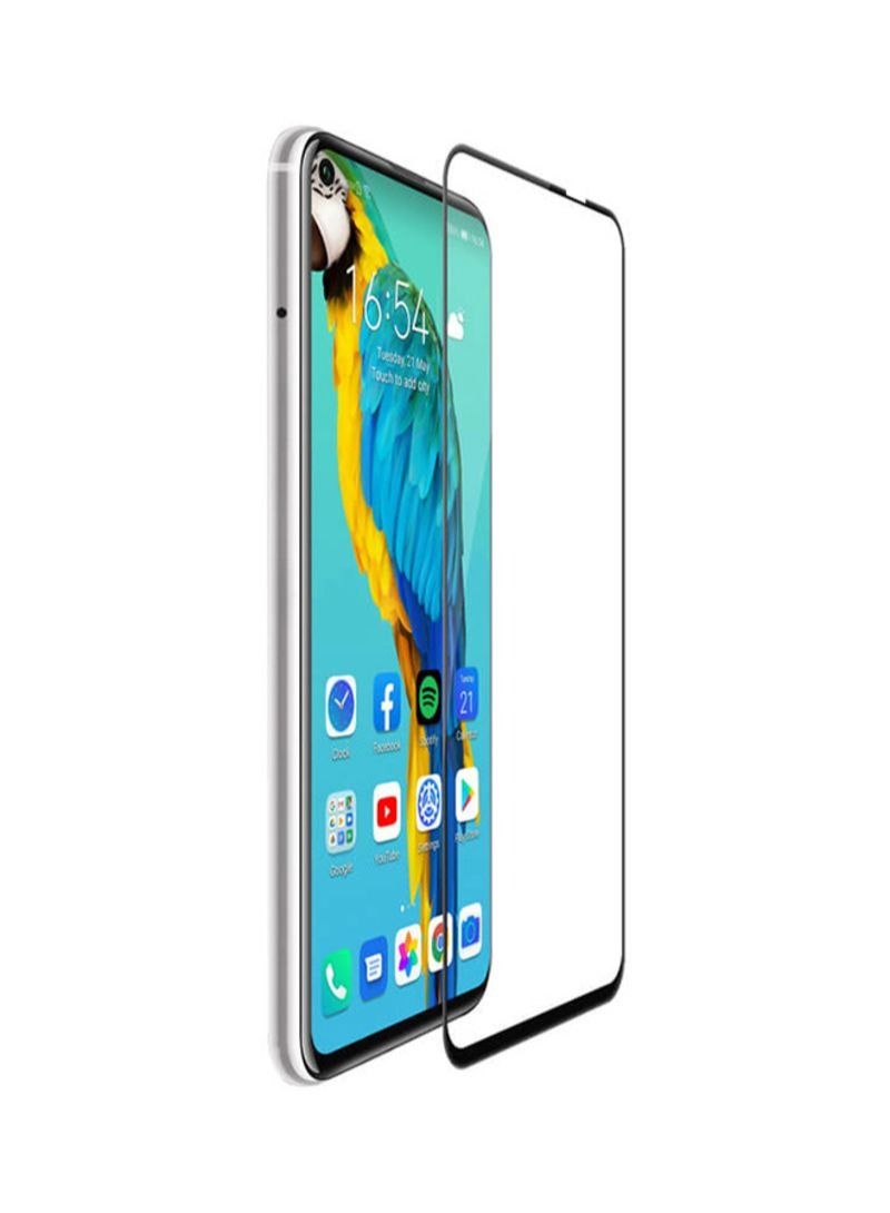 واقي شاشة زجاجي مقوى لهاتف Oppo A94 - أسود