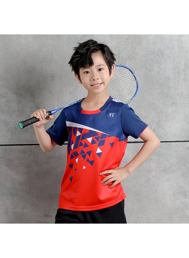 Children's Badminton Clothes Boys And Girls Quick-drying Badminton Jersey Sports Tops Student Badminton Training Clothes 3636b