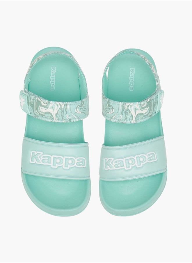 Kappa - Girl's Printed Floaters with Hook and Loop Closure - Image 1