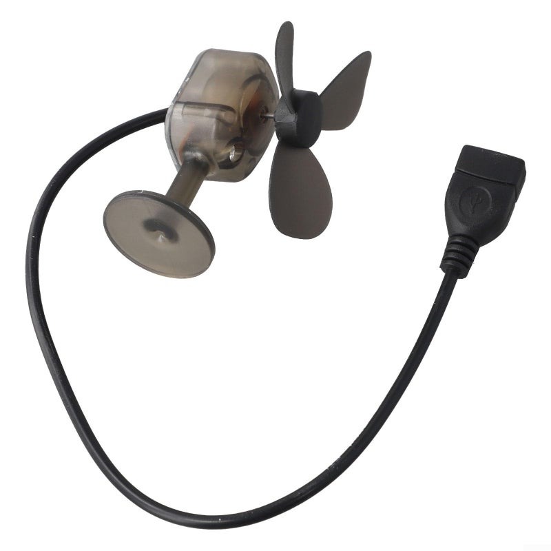 شاحن USB توربين رياح محمول بقدرة 5 واط، مولد طاقة خفيف الوزن للتخييم وركوب الدراجات في الهواء الطلق - Image 2
