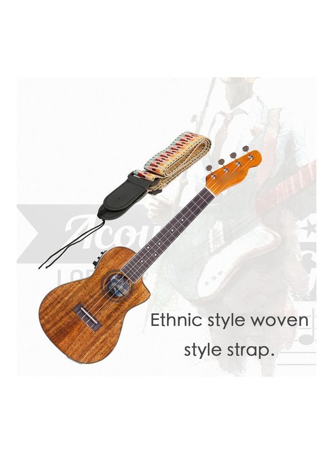 نيبمينينت Adjustable Acoustic Electric Guitar Shoulder Strap - Image 4