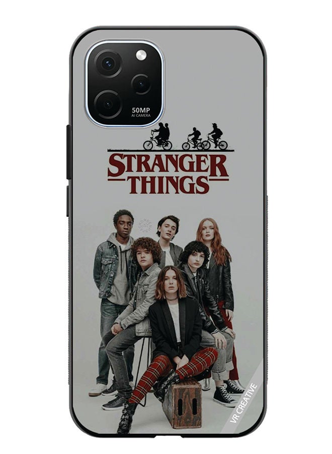 VR CREATIVE Protective Case Cover For Huawei Enjoy 50z Strangers Thing Design Multicolour - Image 1