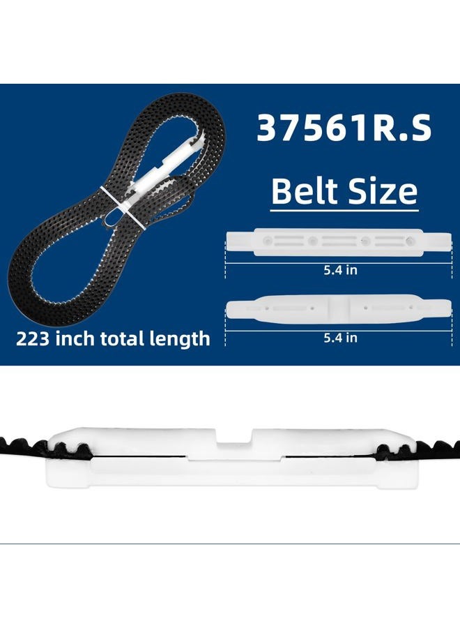 EIOLWJIEO Upgraded 37561R.S Belt for 7 Ft High Garage Door, Compatible with Genie SilentMax 1000, SilentMax 1200, IntelliG 1000, IntelliG 1200, ReliaG Series Garage Opener, Belt & Bullet Assembly Replacement - Image 4