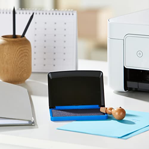 COLOP Micro Felt Pad with 801 Non-Toxic, Water Based Premium Ink (Blue, Micro II Felt Pad - 2-3/4 x 4-1/4") - Image 2