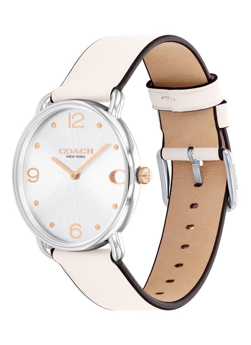 COACH - Women's Analog Round Shape Leather Wrist Watch 14504200 - 36 Mm - Image 1