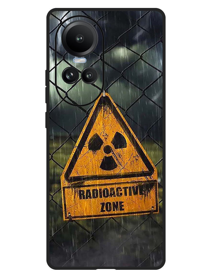 Theodor Protective Case Anti Scratch Shock Proof Bumper Cover For Oppo Reno 10/10 Pro Radioactive zone - Image 1