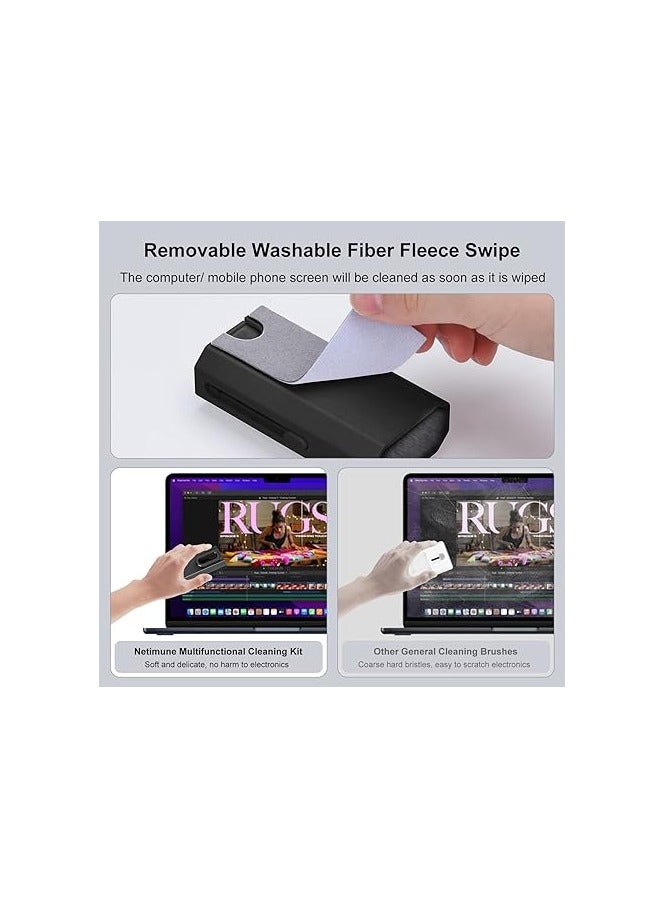 بروماس مجموعة تنظيف لوحة المفاتيح 8 في 1، منظف لأجهزة Airpods وسماعات الأذن وسماعات الرأس - Image 3