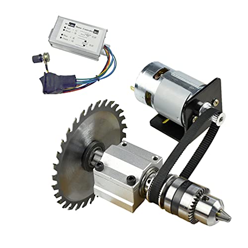 CHANCS 775 DIY Electric Table Saw Mini Circular Saw Cordless DC 24V 12000RPM PWM Speed Controller Output Voltage DC 9-60V - Image 1