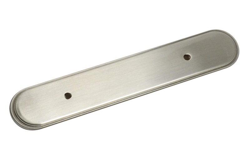 CKP Brand 300 3 in 76mm Oval Backplate Brushed Nickel 25 Pack
