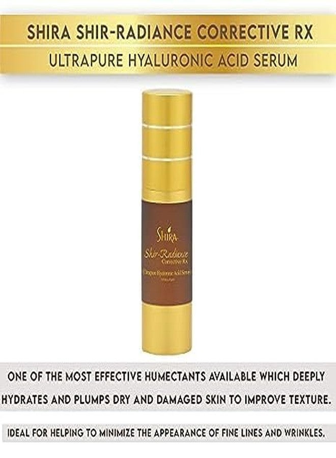 Shira Shir-Radiance Corrective RX Ultrapure Hyaluronic Acid Face Serum For Anti-Aging Skin Nutrients Nourished And Hydrated Skin (30ML) - Image 2