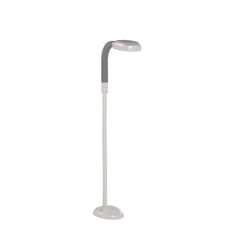 Verilux SmartLight Full Spectrum LED Modern Floor Lamp with Adjustable Brightness, Flexible Gooseneck and Easy Controls - Reduces Eye Strain and Fatigue - Ideal for Reading, Artists, Craft (White) - Image 4