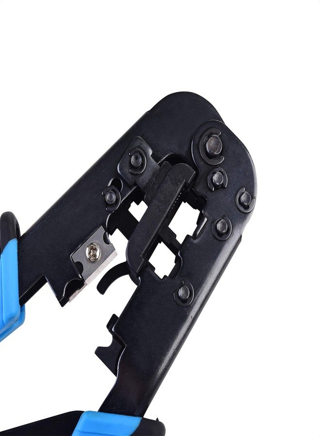 Cable Matters Modular RJ45 Crimp Tool (Ethernet Crimper) with Built-in Wire Cutter and Stripper - 10-Pack Cat6 RJ45 Connectors Included - Image 5