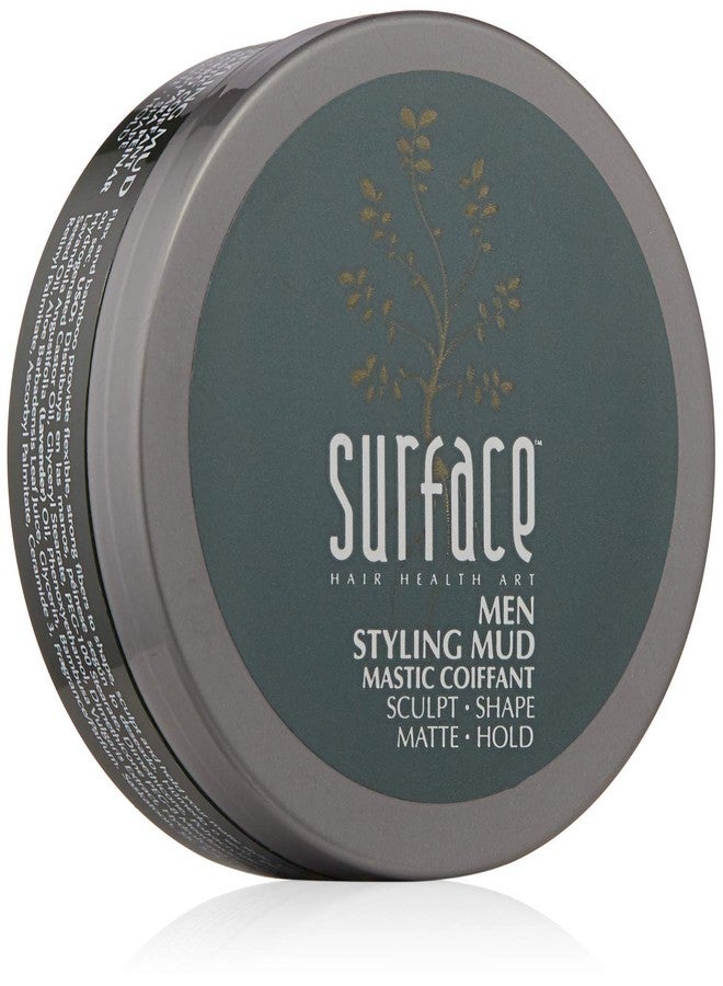 SURFACE Hair Men Styling Mud - Flax and Bamboo Provide Flexible Strong Fibers to Shape Sculpt and Hold Your Matte Style - 2.25 oz - Image 1