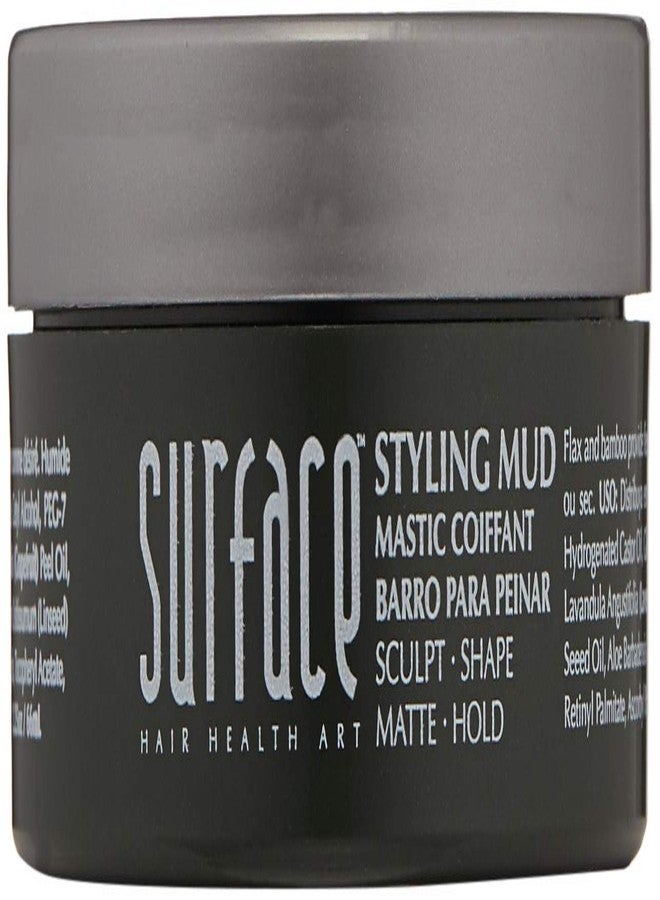 SURFACE Hair Men Styling Mud - Flax and Bamboo Provide Flexible Strong Fibers to Shape Sculpt and Hold Your Matte Style - 2.25 oz - Image 2