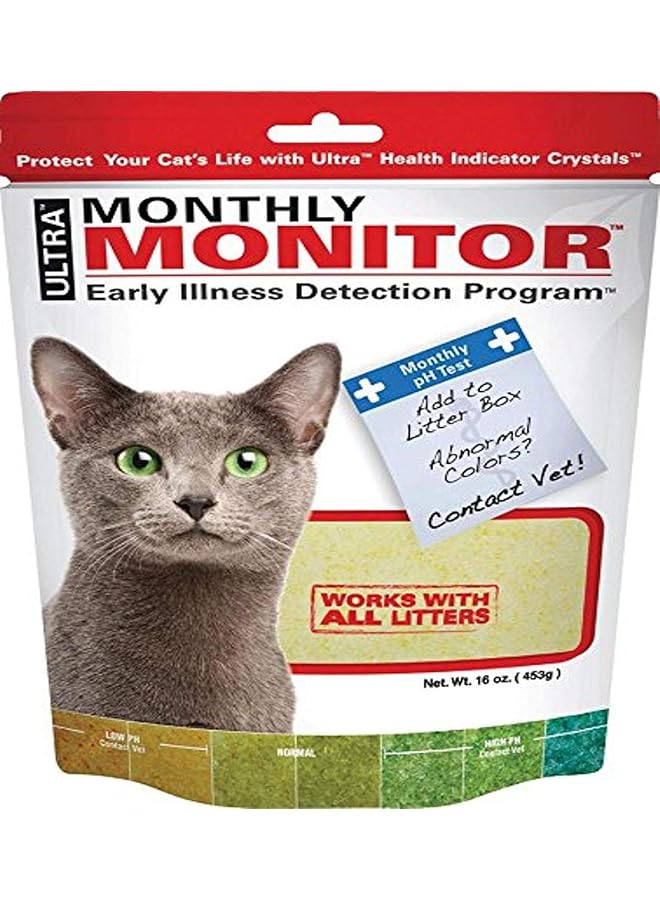 ألترا جهاز مراقبة صحة القطط الشهرية كريستال 16 أونصة
