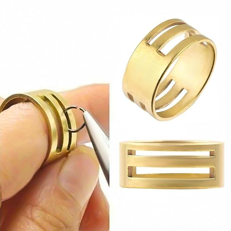 SIJCM Jump Ring Opener Tool 18mm x 9mm Jewelry Making Finger Protector - Image 1